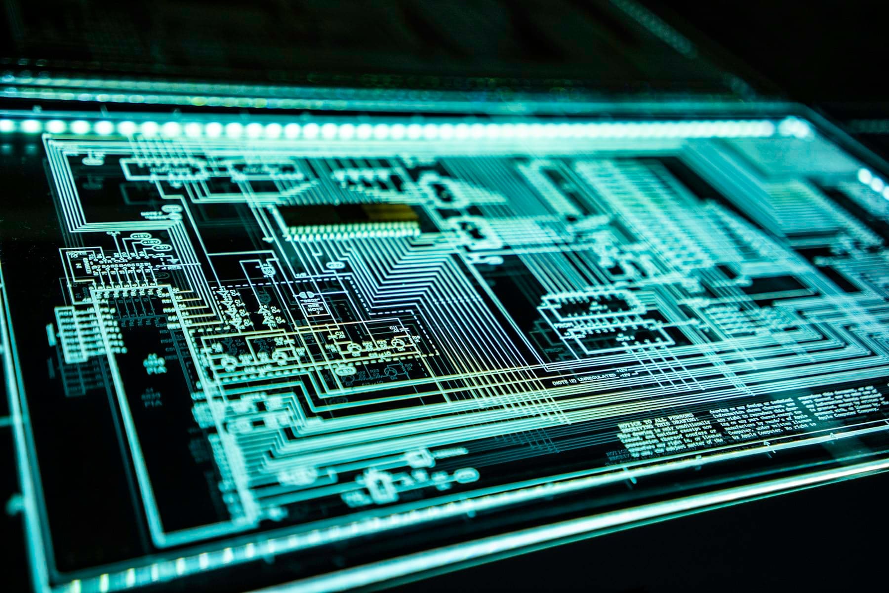 Illuminated circuit board